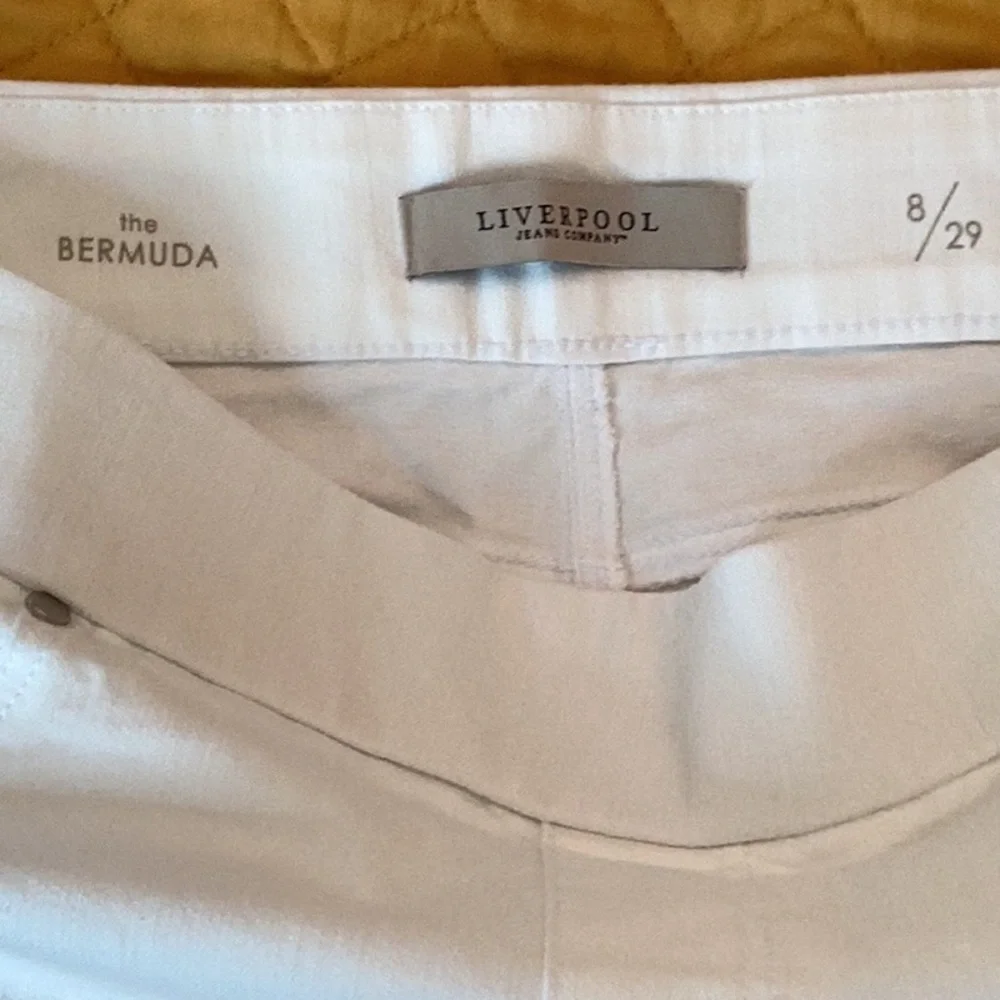 Women's White Denim Shorts